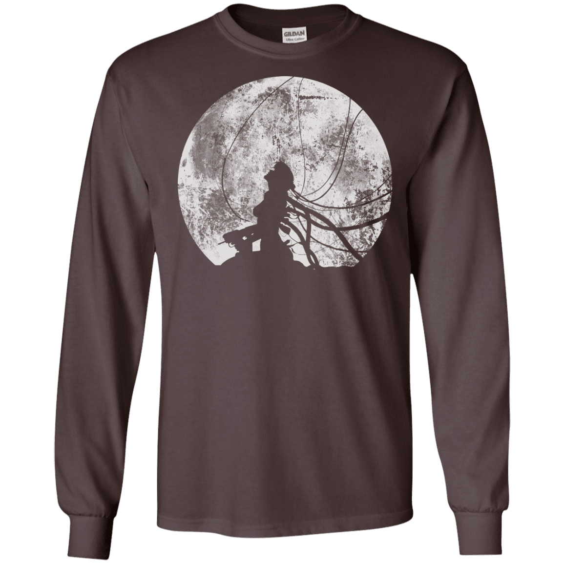 T-Shirts Dark Chocolate / S Shell of a Ghost Men's Long Sleeve T-Shirt