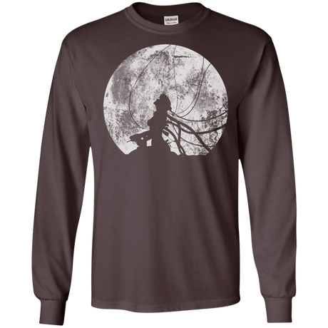 T-Shirts Dark Chocolate / S Shell of a Ghost Men's Long Sleeve T-Shirt