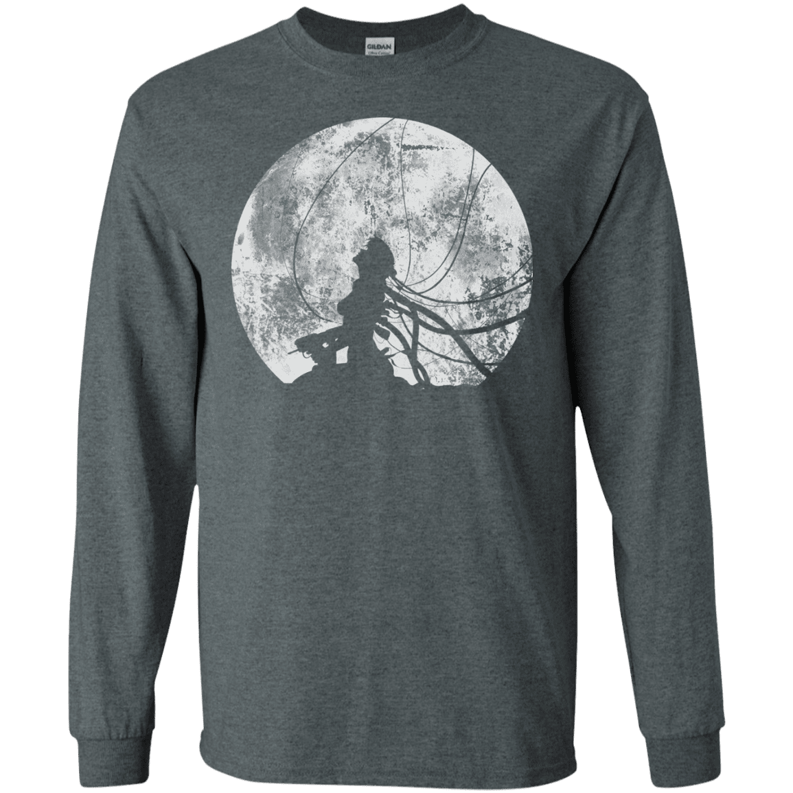 T-Shirts Dark Heather / S Shell of a Ghost Men's Long Sleeve T-Shirt