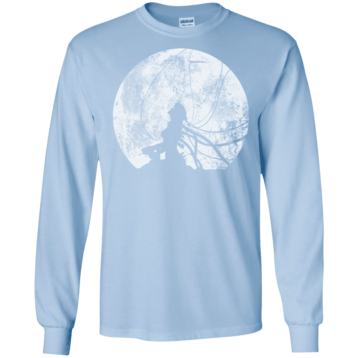 T-Shirts Light Blue / S Shell of a Ghost Men's Long Sleeve T-Shirt