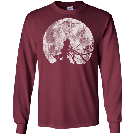 T-Shirts Maroon / S Shell of a Ghost Men's Long Sleeve T-Shirt