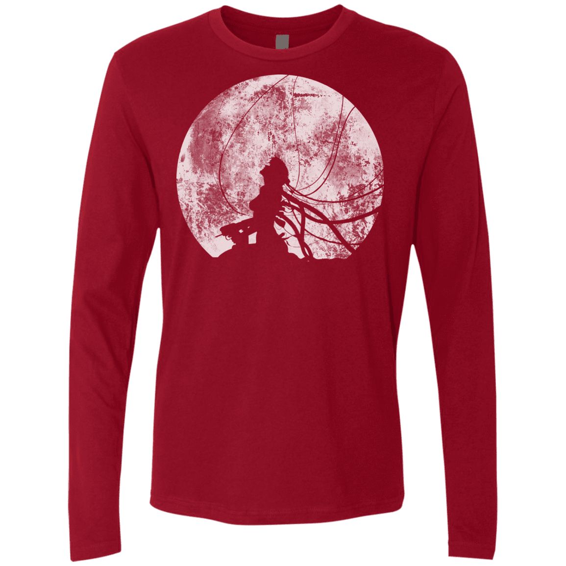 T-Shirts Cardinal / S Shell of a Ghost Men's Premium Long Sleeve