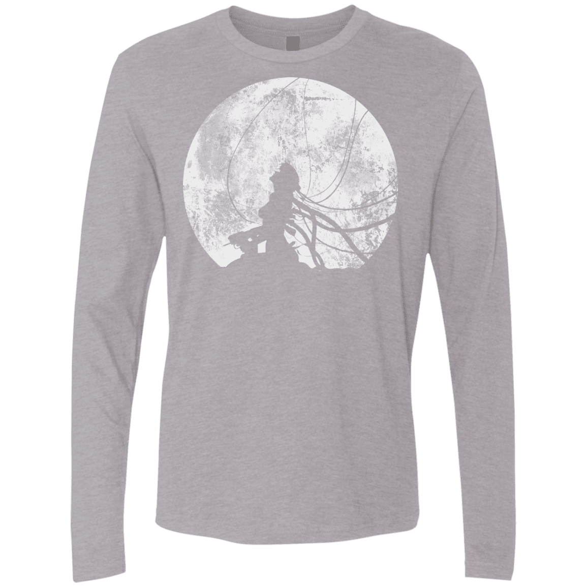 T-Shirts Heather Grey / S Shell of a Ghost Men's Premium Long Sleeve