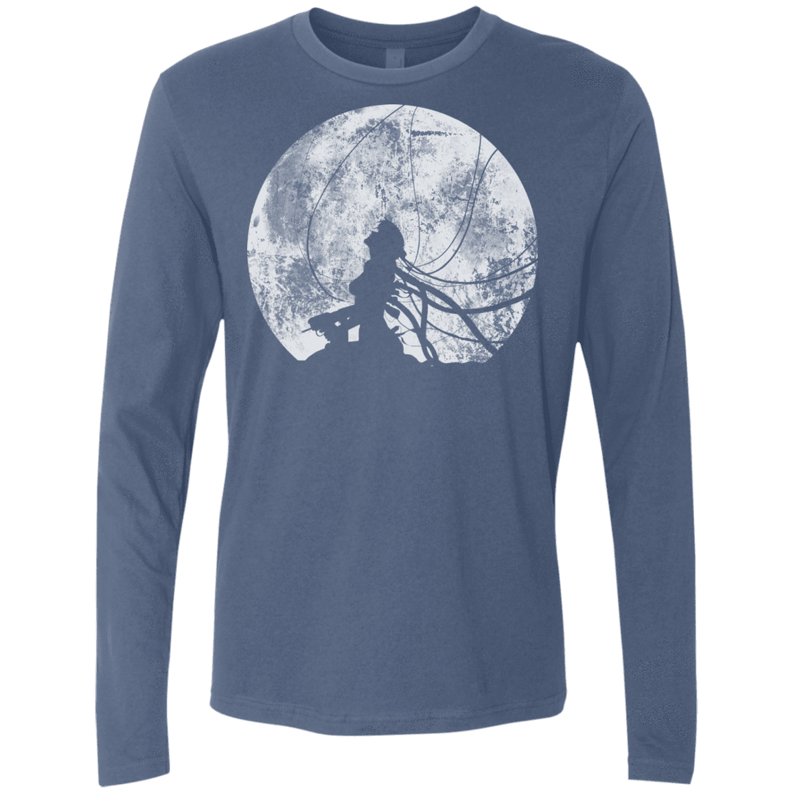 T-Shirts Indigo / S Shell of a Ghost Men's Premium Long Sleeve