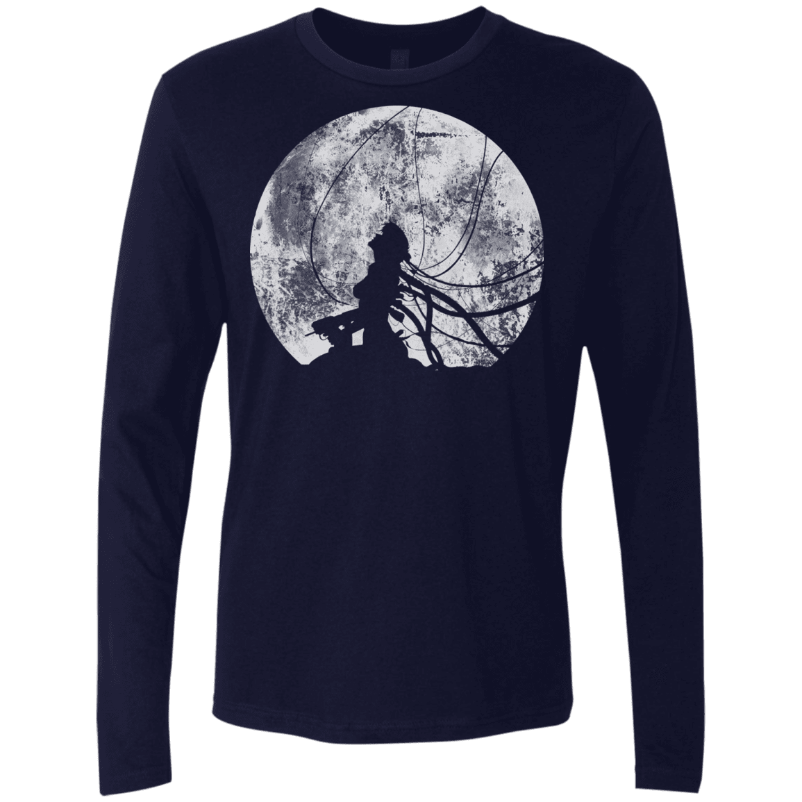 T-Shirts Midnight Navy / S Shell of a Ghost Men's Premium Long Sleeve