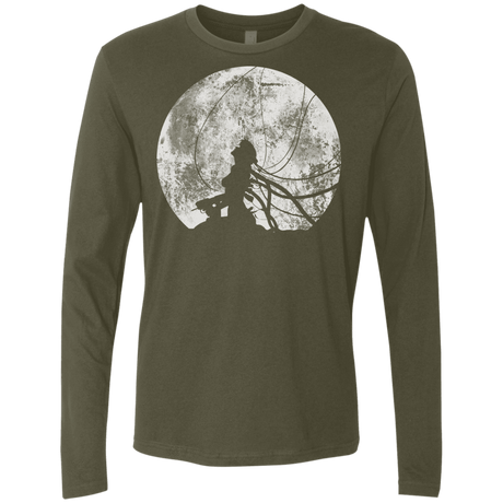 T-Shirts Military Green / S Shell of a Ghost Men's Premium Long Sleeve