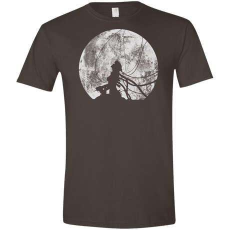 T-Shirts Dark Chocolate / S Shell of a Ghost Men's Semi-Fitted Softstyle