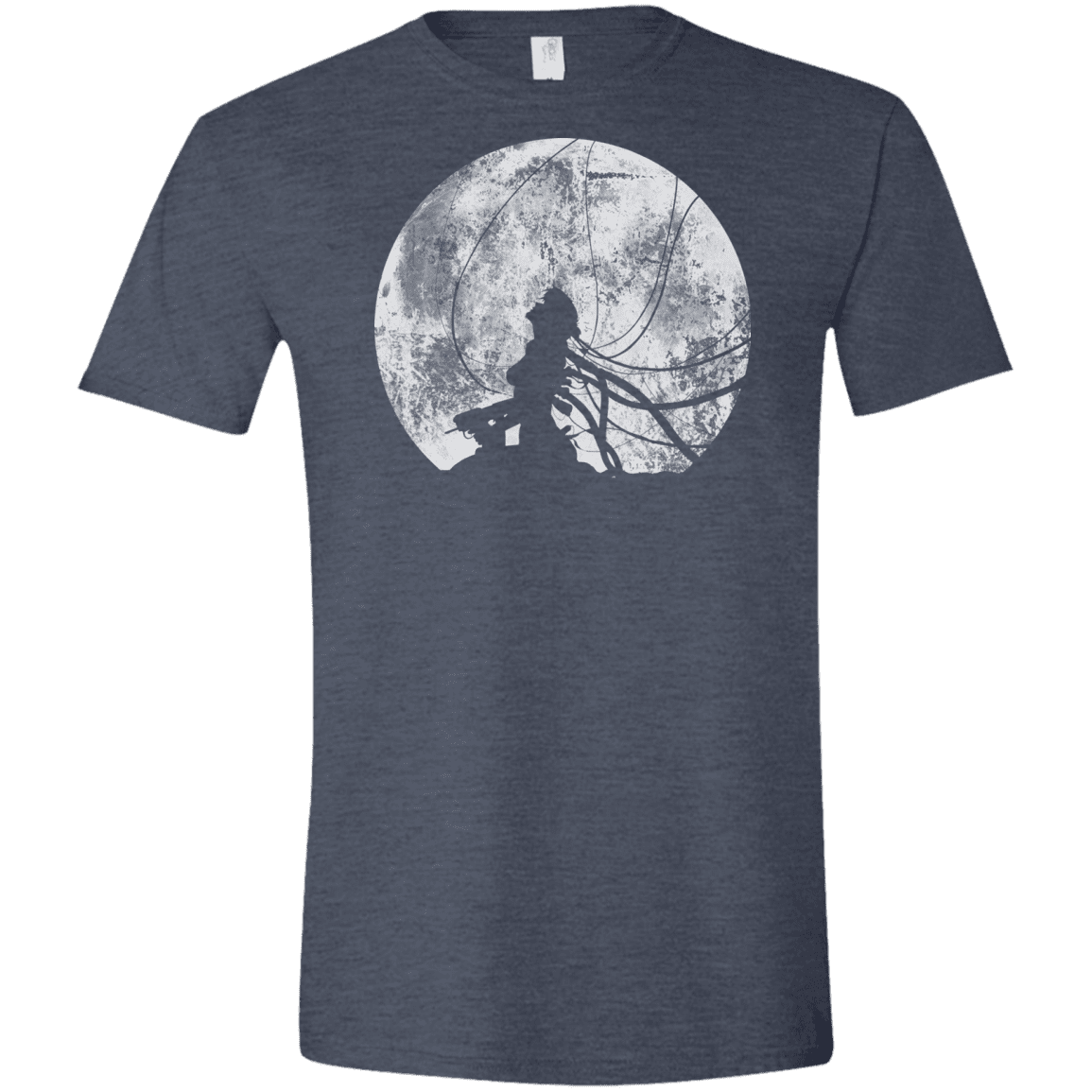 T-Shirts Heather Navy / S Shell of a Ghost Men's Semi-Fitted Softstyle