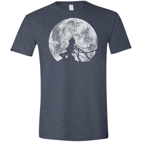 T-Shirts Heather Navy / S Shell of a Ghost Men's Semi-Fitted Softstyle