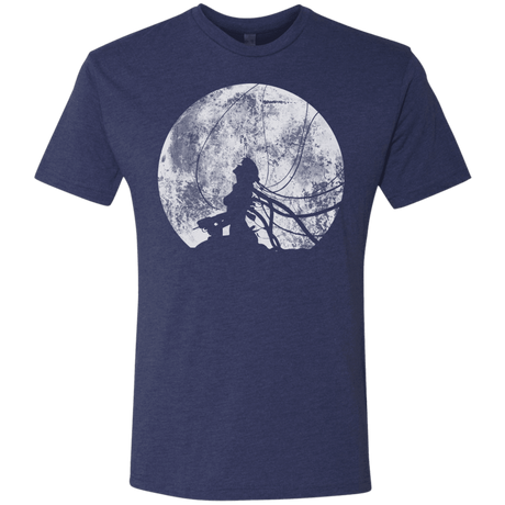 T-Shirts Vintage Navy / S Shell of a Ghost Men's Triblend T-Shirt