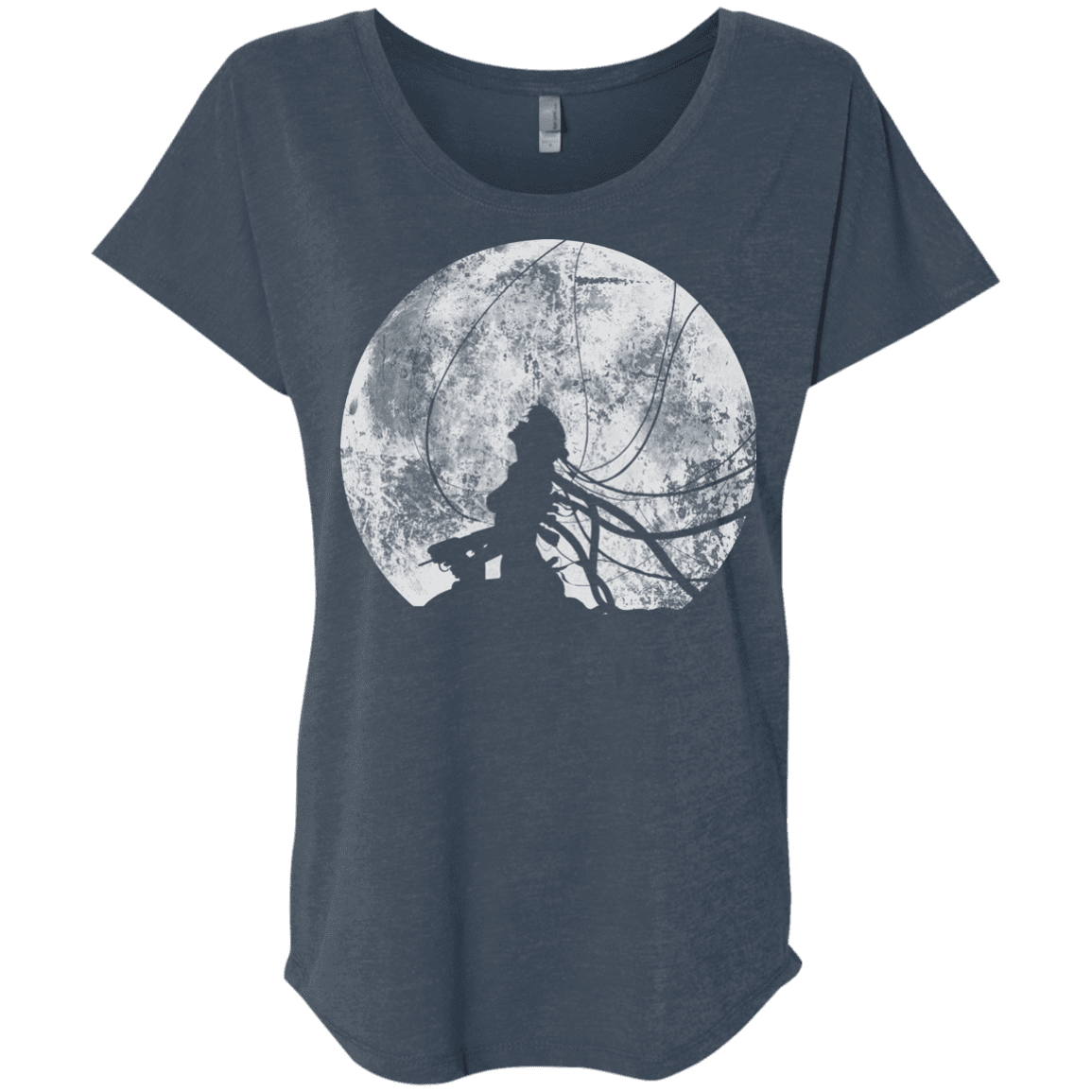 T-Shirts Indigo / X-Small Shell of a Ghost Triblend Dolman Sleeve