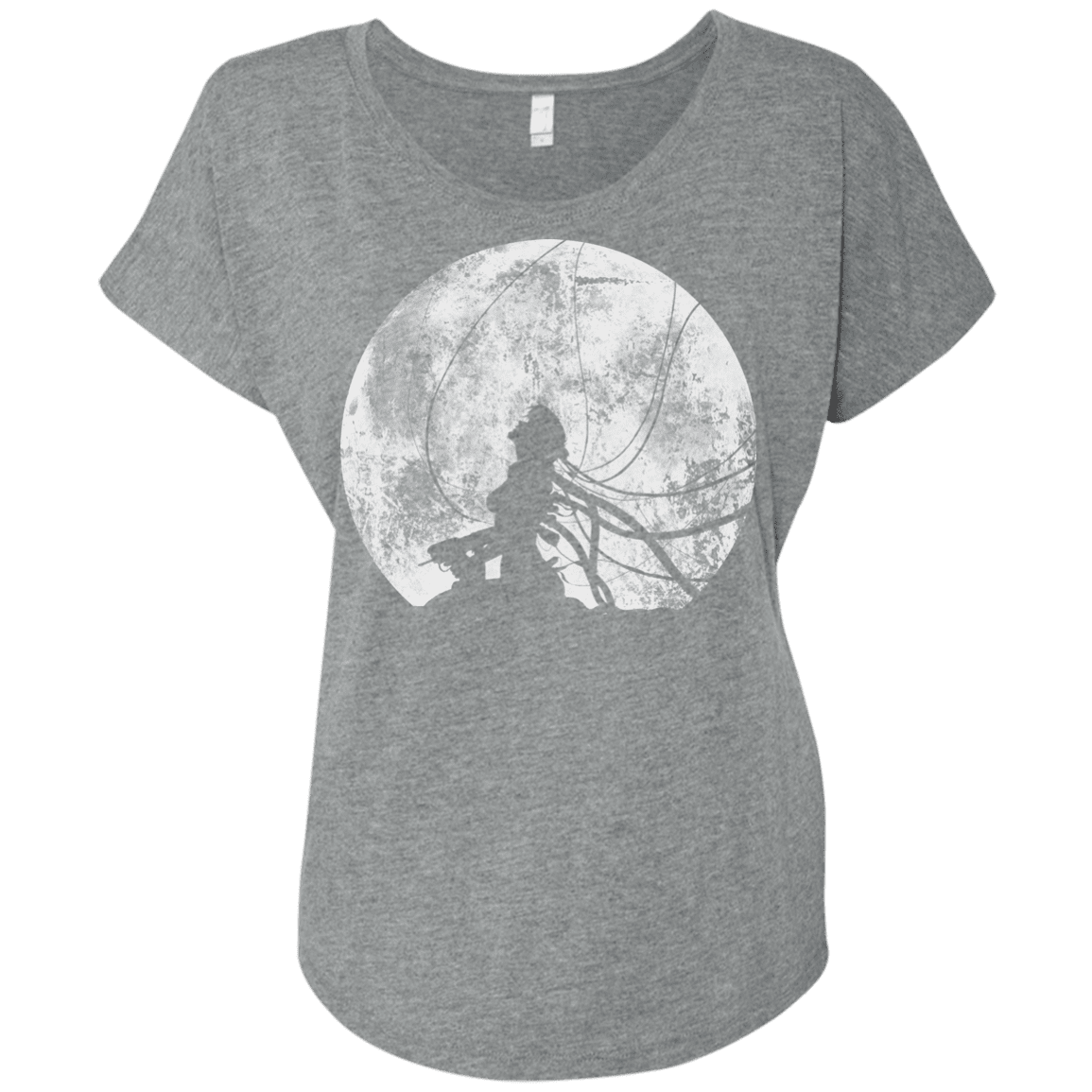 T-Shirts Premium Heather / X-Small Shell of a Ghost Triblend Dolman Sleeve