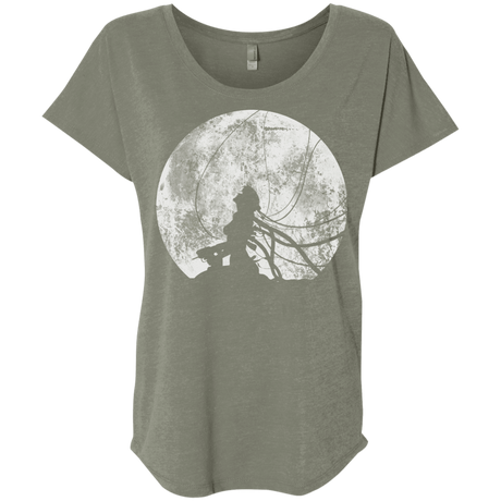 T-Shirts Venetian Grey / X-Small Shell of a Ghost Triblend Dolman Sleeve