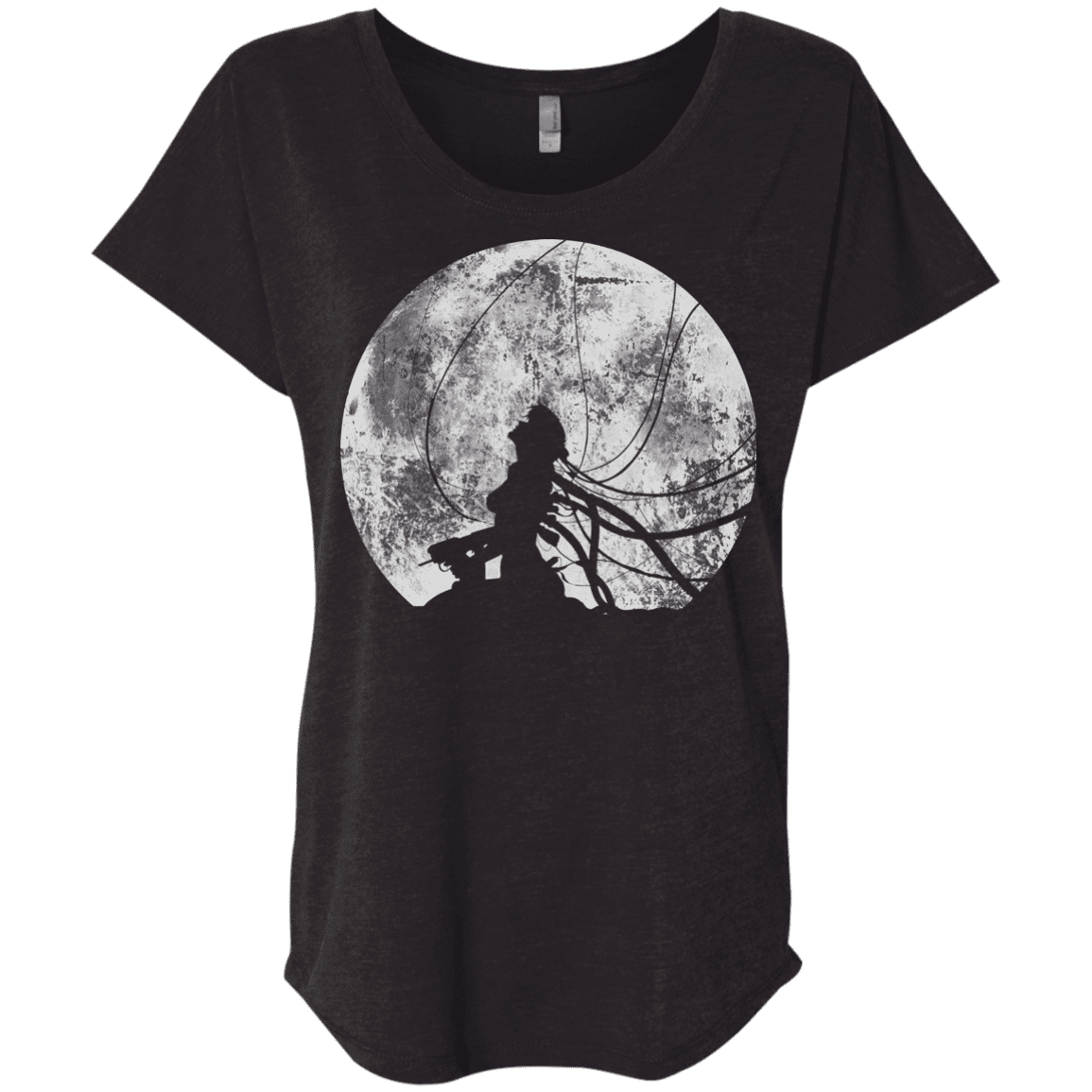 T-Shirts Vintage Black / X-Small Shell of a Ghost Triblend Dolman Sleeve