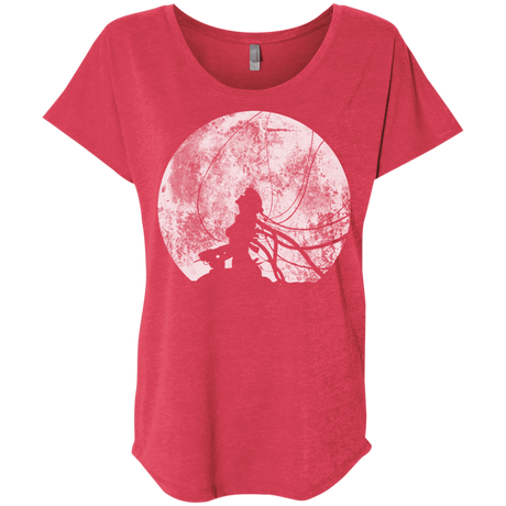 T-Shirts Vintage Red / X-Small Shell of a Ghost Triblend Dolman Sleeve