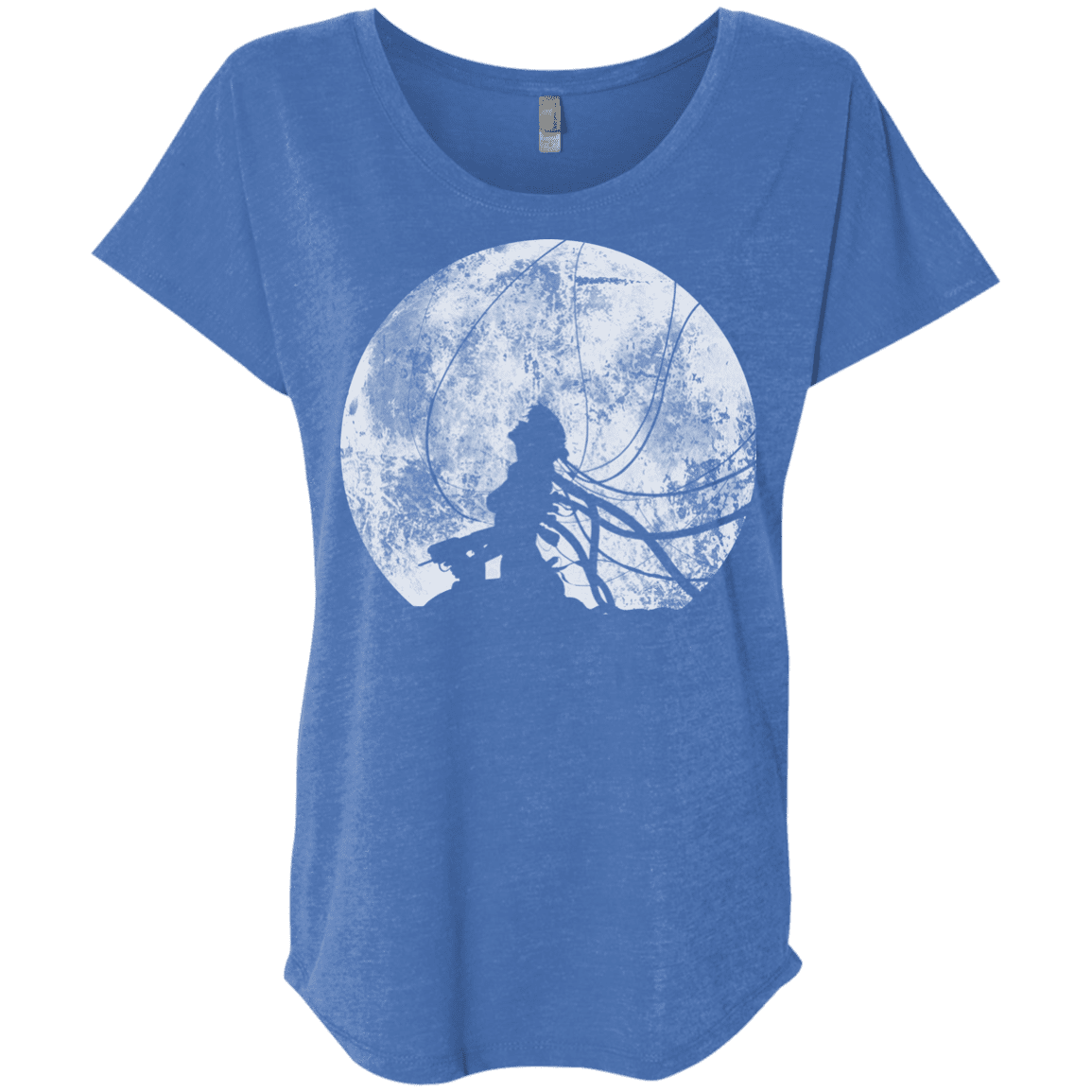 T-Shirts Vintage Royal / X-Small Shell of a Ghost Triblend Dolman Sleeve