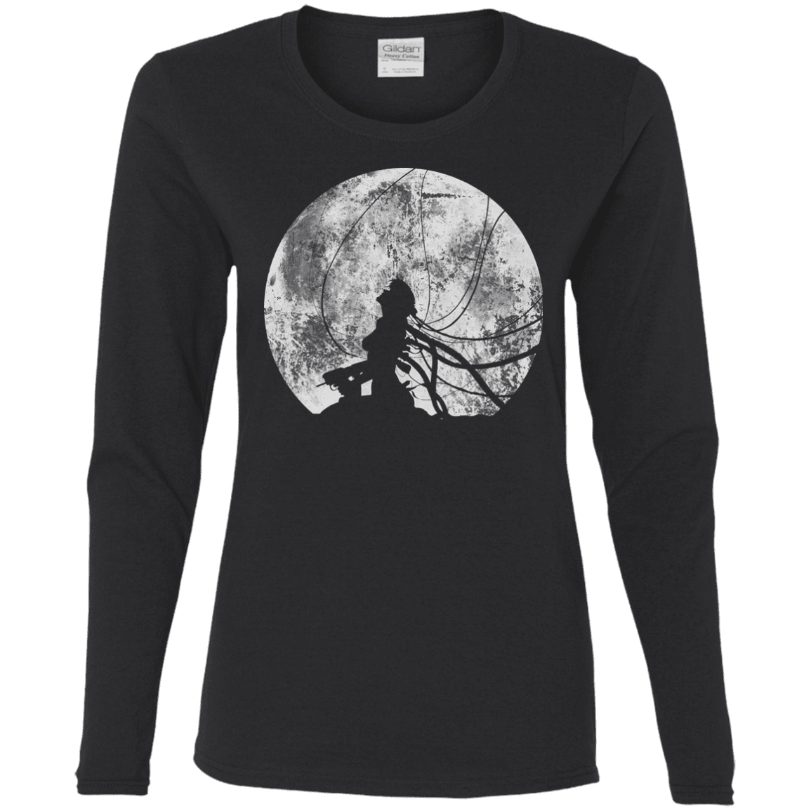 T-Shirts Black / S Shell of a Ghost Women's Long Sleeve T-Shirt