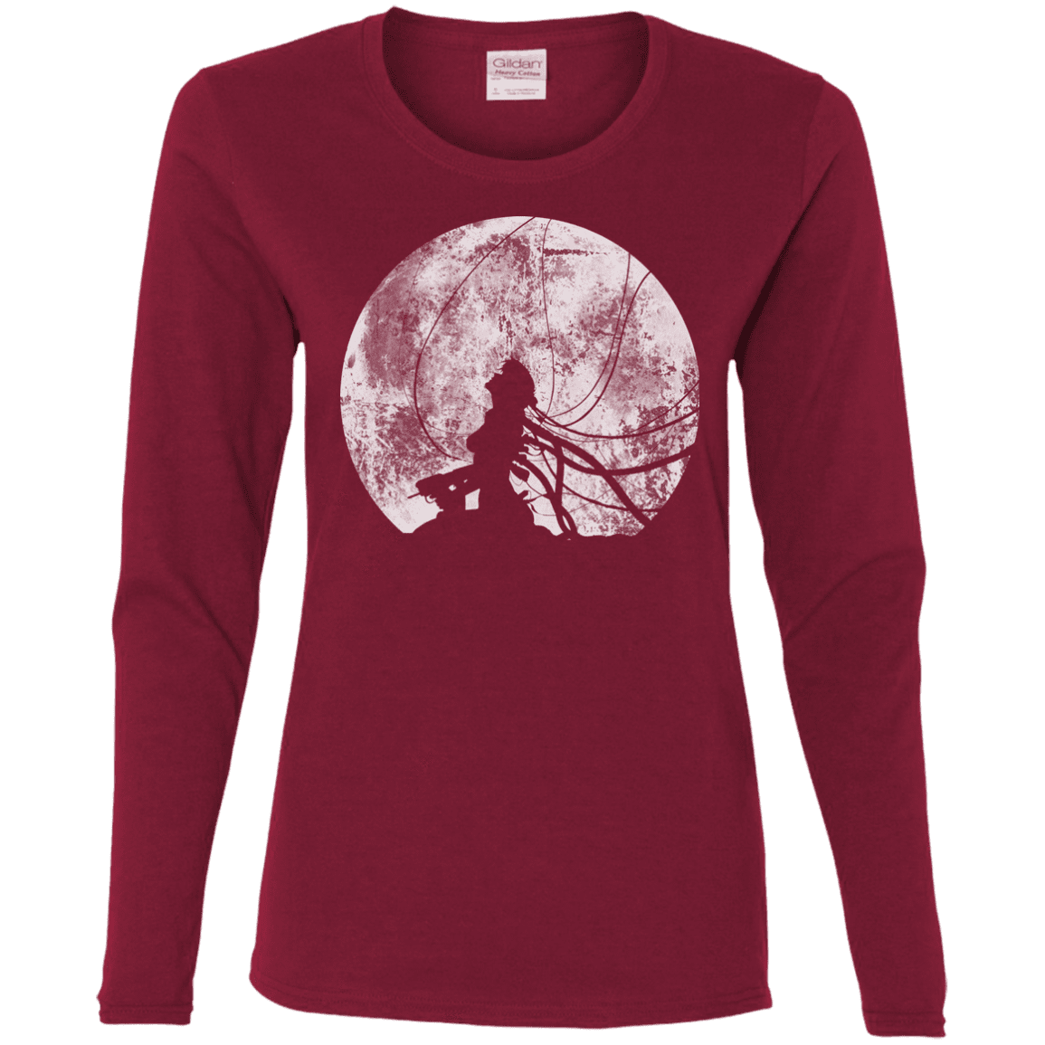 T-Shirts Cardinal / S Shell of a Ghost Women's Long Sleeve T-Shirt