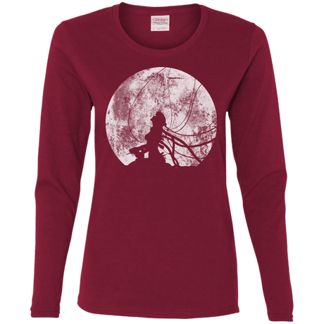 T-Shirts Cardinal / S Shell of a Ghost Women's Long Sleeve T-Shirt