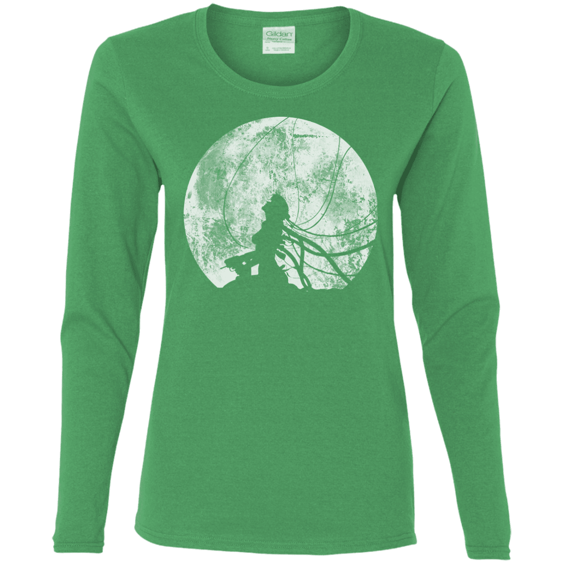 T-Shirts Irish Green / S Shell of a Ghost Women's Long Sleeve T-Shirt