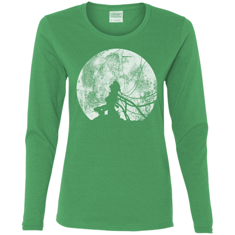 T-Shirts Irish Green / S Shell of a Ghost Women's Long Sleeve T-Shirt