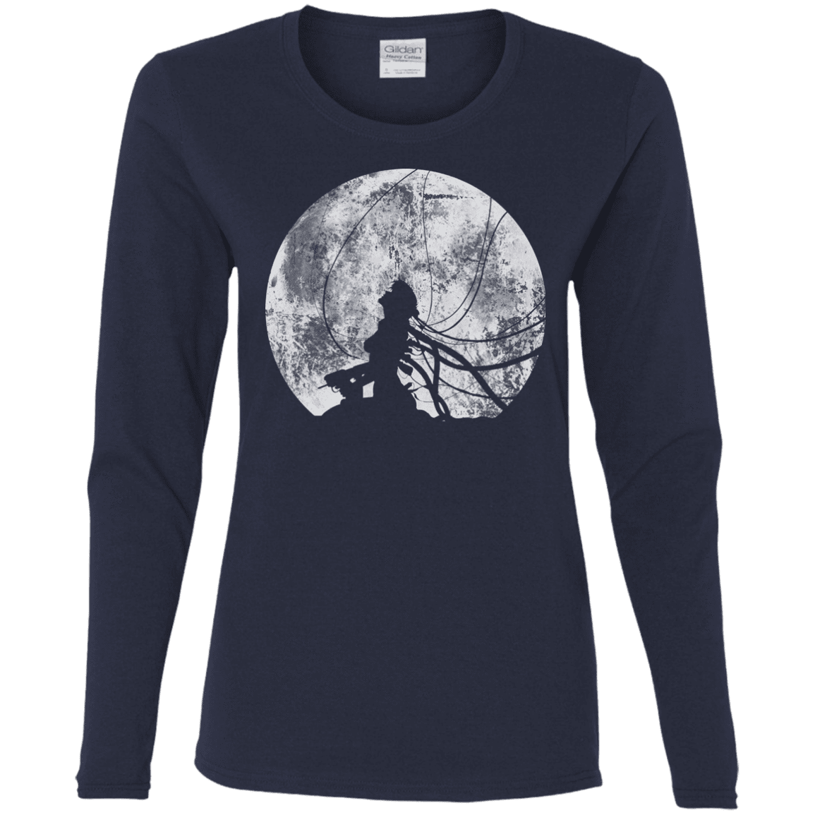 T-Shirts Navy / S Shell of a Ghost Women's Long Sleeve T-Shirt