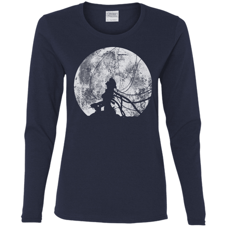 T-Shirts Navy / S Shell of a Ghost Women's Long Sleeve T-Shirt
