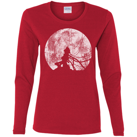 T-Shirts Red / S Shell of a Ghost Women's Long Sleeve T-Shirt