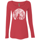 T-Shirts Vintage Red / S Shell of a Ghost Women's Triblend Long Sleeve Shirt