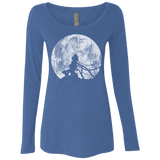 T-Shirts Vintage Royal / S Shell of a Ghost Women's Triblend Long Sleeve Shirt