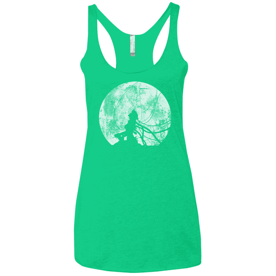 T-Shirts Envy / X-Small Shell of a Ghost Women's Triblend Racerback Tank