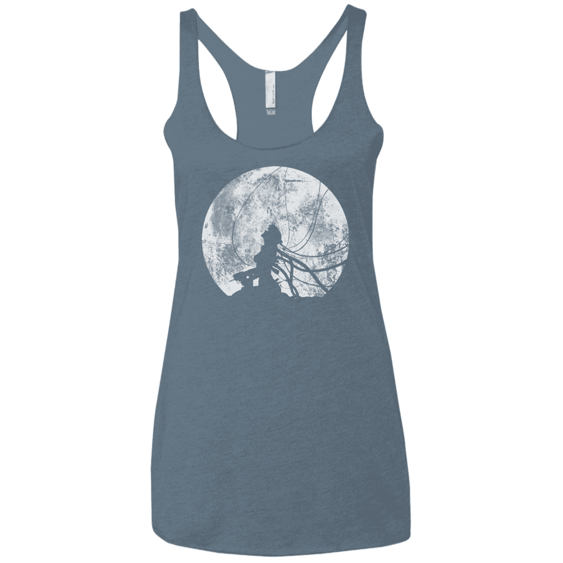 T-Shirts Indigo / X-Small Shell of a Ghost Women's Triblend Racerback Tank