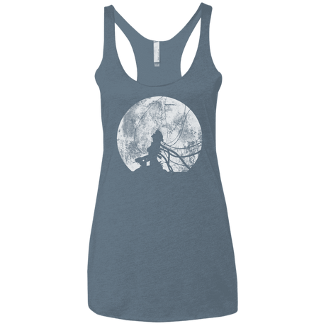 T-Shirts Indigo / X-Small Shell of a Ghost Women's Triblend Racerback Tank