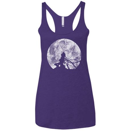 T-Shirts Purple Rush / X-Small Shell of a Ghost Women's Triblend Racerback Tank