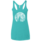 T-Shirts Tahiti Blue / X-Small Shell of a Ghost Women's Triblend Racerback Tank
