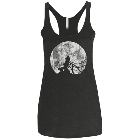 T-Shirts Vintage Black / X-Small Shell of a Ghost Women's Triblend Racerback Tank