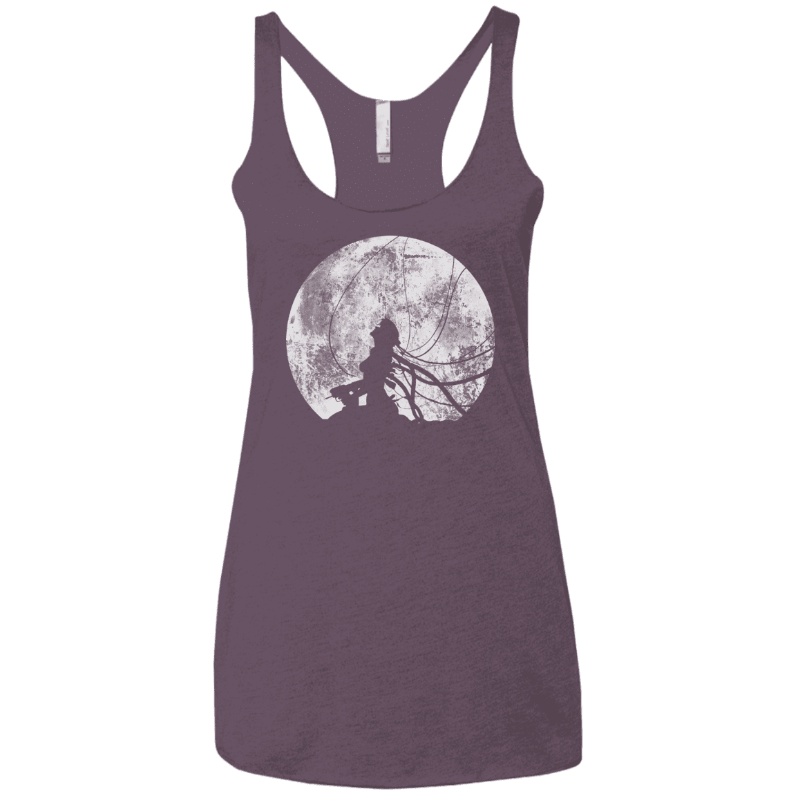 T-Shirts Vintage Purple / X-Small Shell of a Ghost Women's Triblend Racerback Tank
