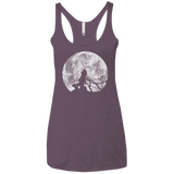 T-Shirts Vintage Purple / X-Small Shell of a Ghost Women's Triblend Racerback Tank