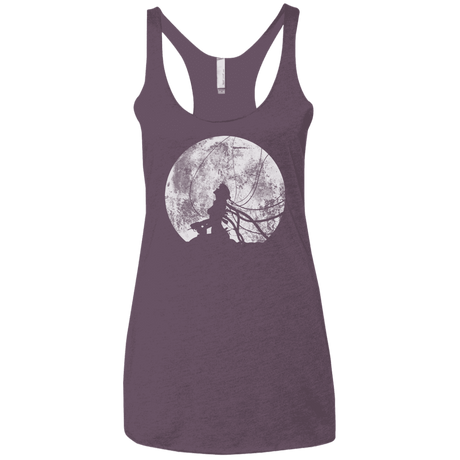 T-Shirts Vintage Purple / X-Small Shell of a Ghost Women's Triblend Racerback Tank