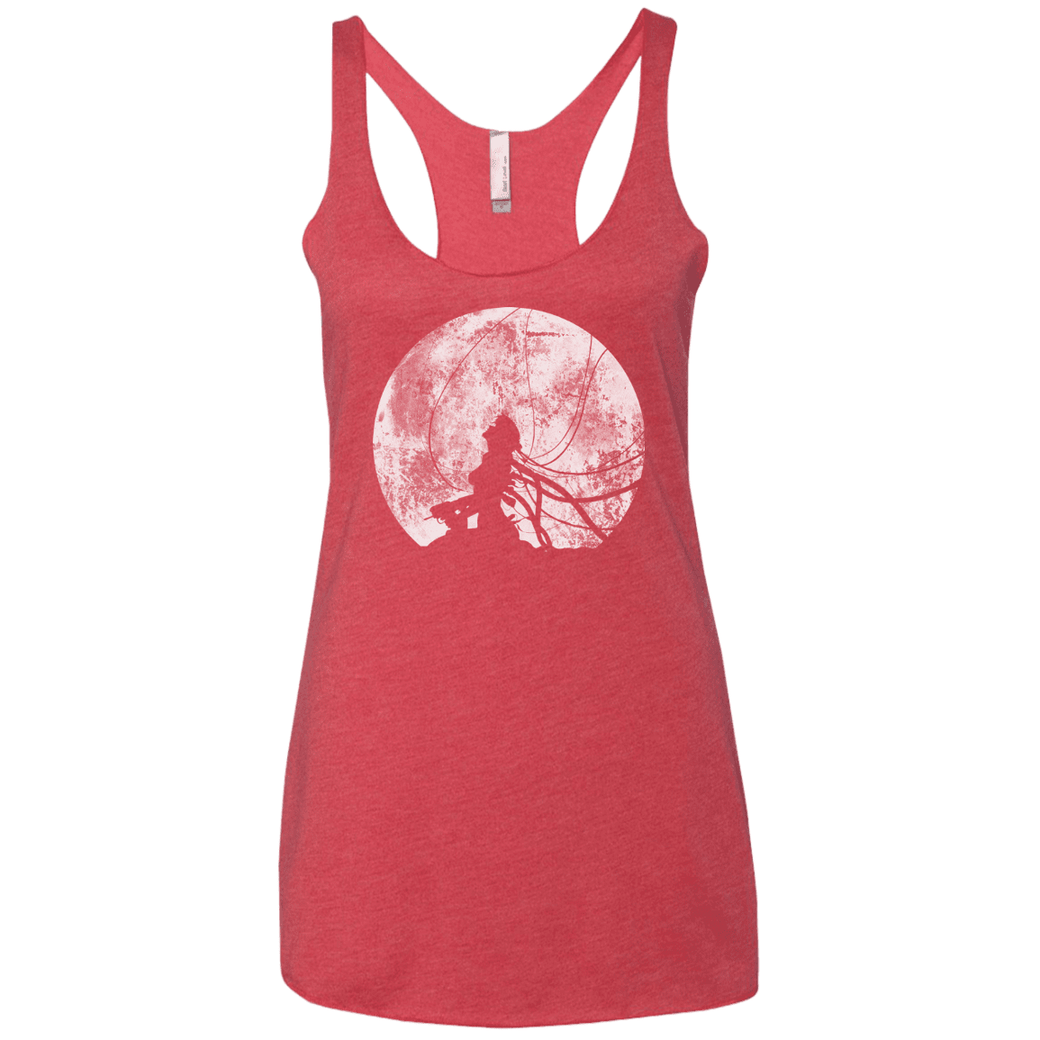 T-Shirts Vintage Red / X-Small Shell of a Ghost Women's Triblend Racerback Tank