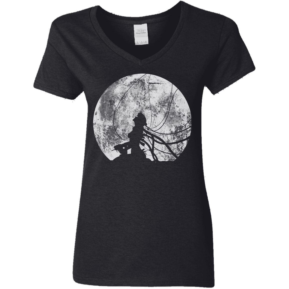 T-Shirts Black / S Shell of a Ghost Women's V-Neck T-Shirt