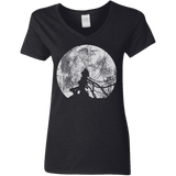 T-Shirts Black / S Shell of a Ghost Women's V-Neck T-Shirt