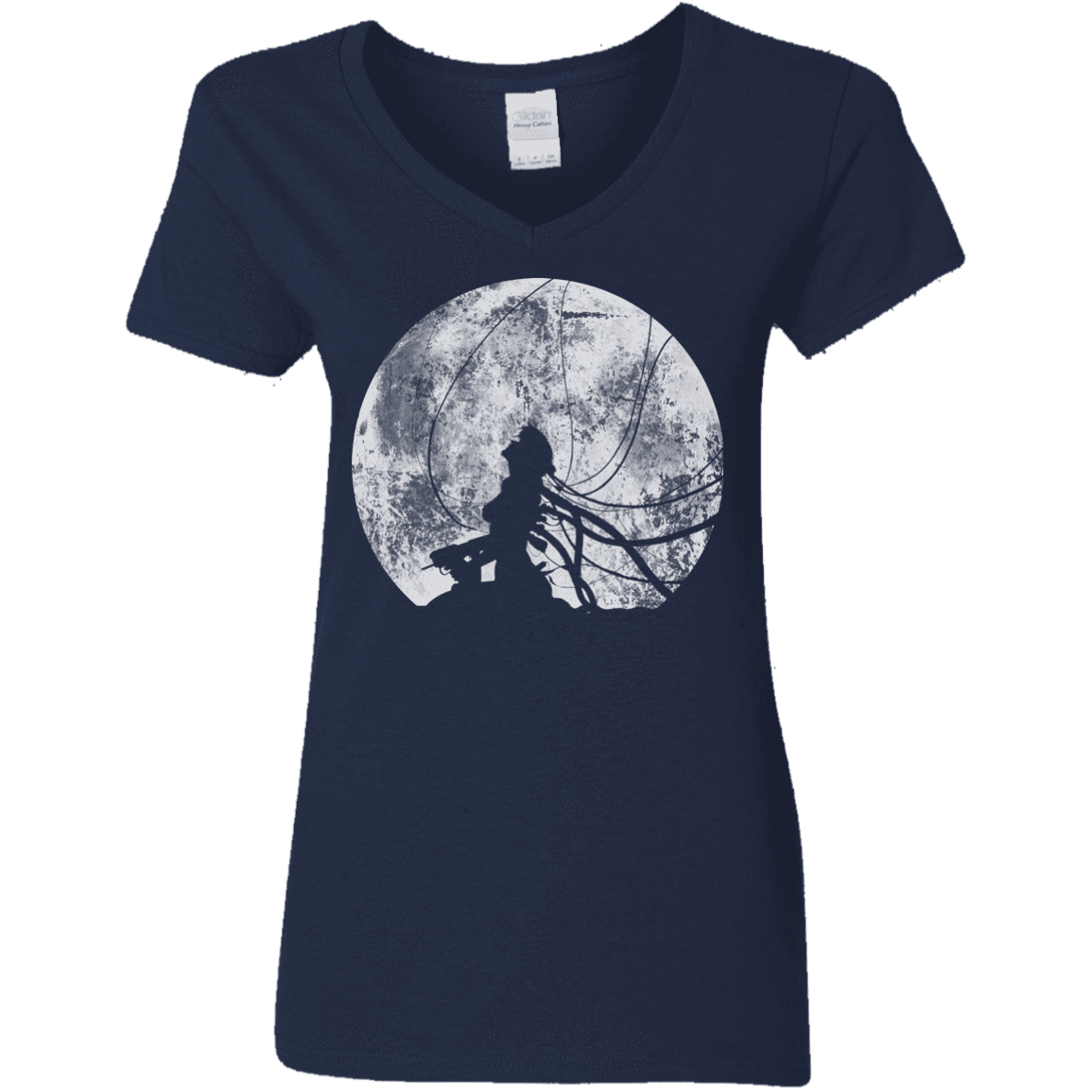 T-Shirts Navy / S Shell of a Ghost Women's V-Neck T-Shirt