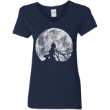 T-Shirts Navy / S Shell of a Ghost Women's V-Neck T-Shirt