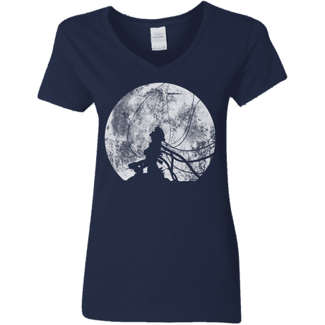 T-Shirts Navy / S Shell of a Ghost Women's V-Neck T-Shirt