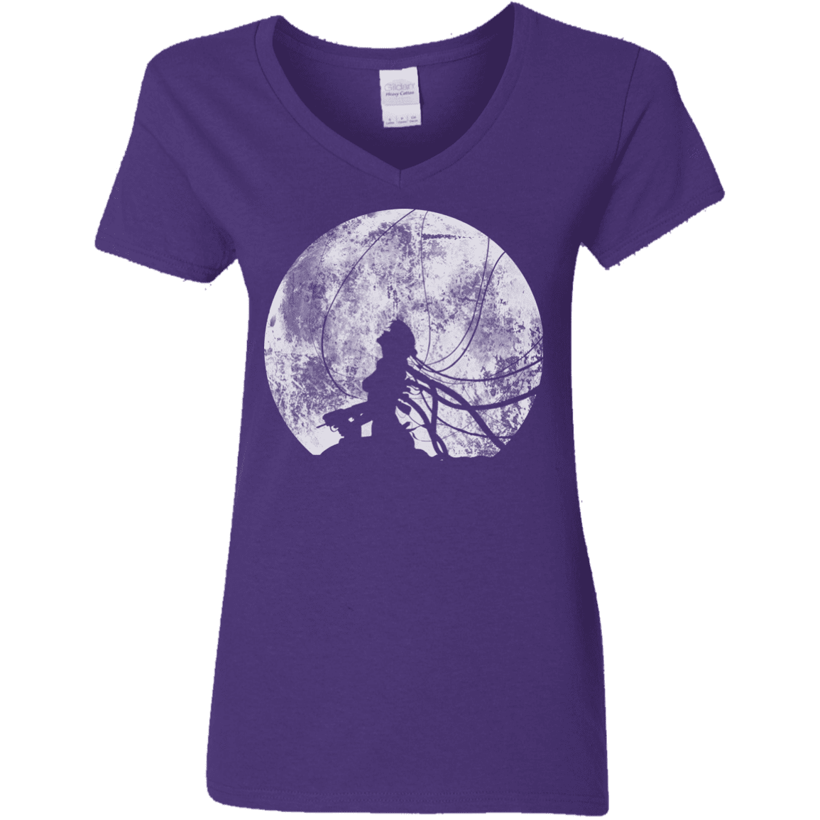 T-Shirts Purple / S Shell of a Ghost Women's V-Neck T-Shirt