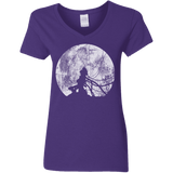 T-Shirts Purple / S Shell of a Ghost Women's V-Neck T-Shirt