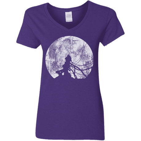 T-Shirts Purple / S Shell of a Ghost Women's V-Neck T-Shirt