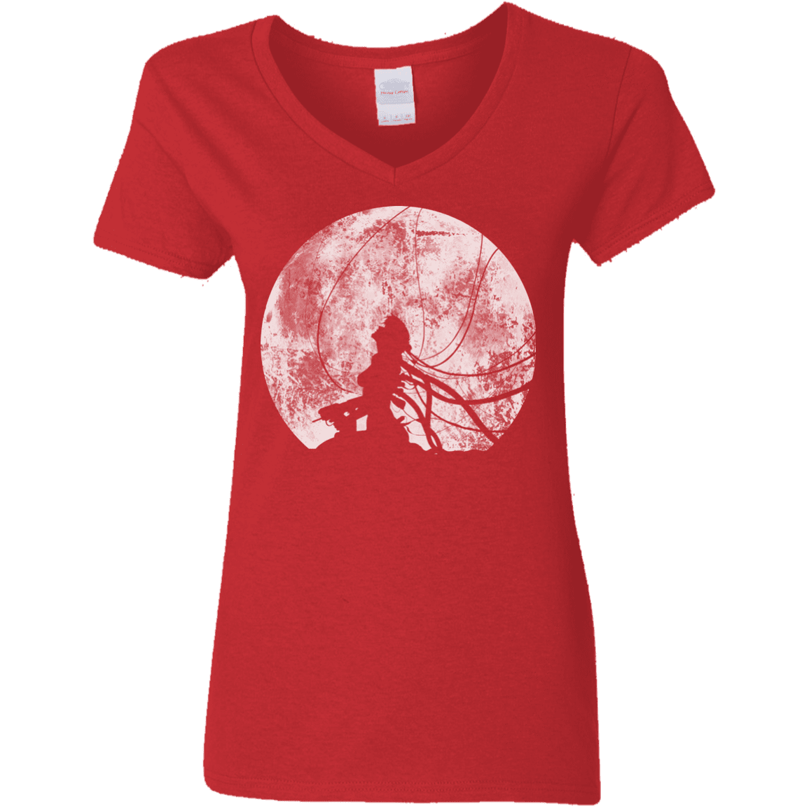 T-Shirts Red / S Shell of a Ghost Women's V-Neck T-Shirt