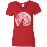 T-Shirts Red / S Shell of a Ghost Women's V-Neck T-Shirt